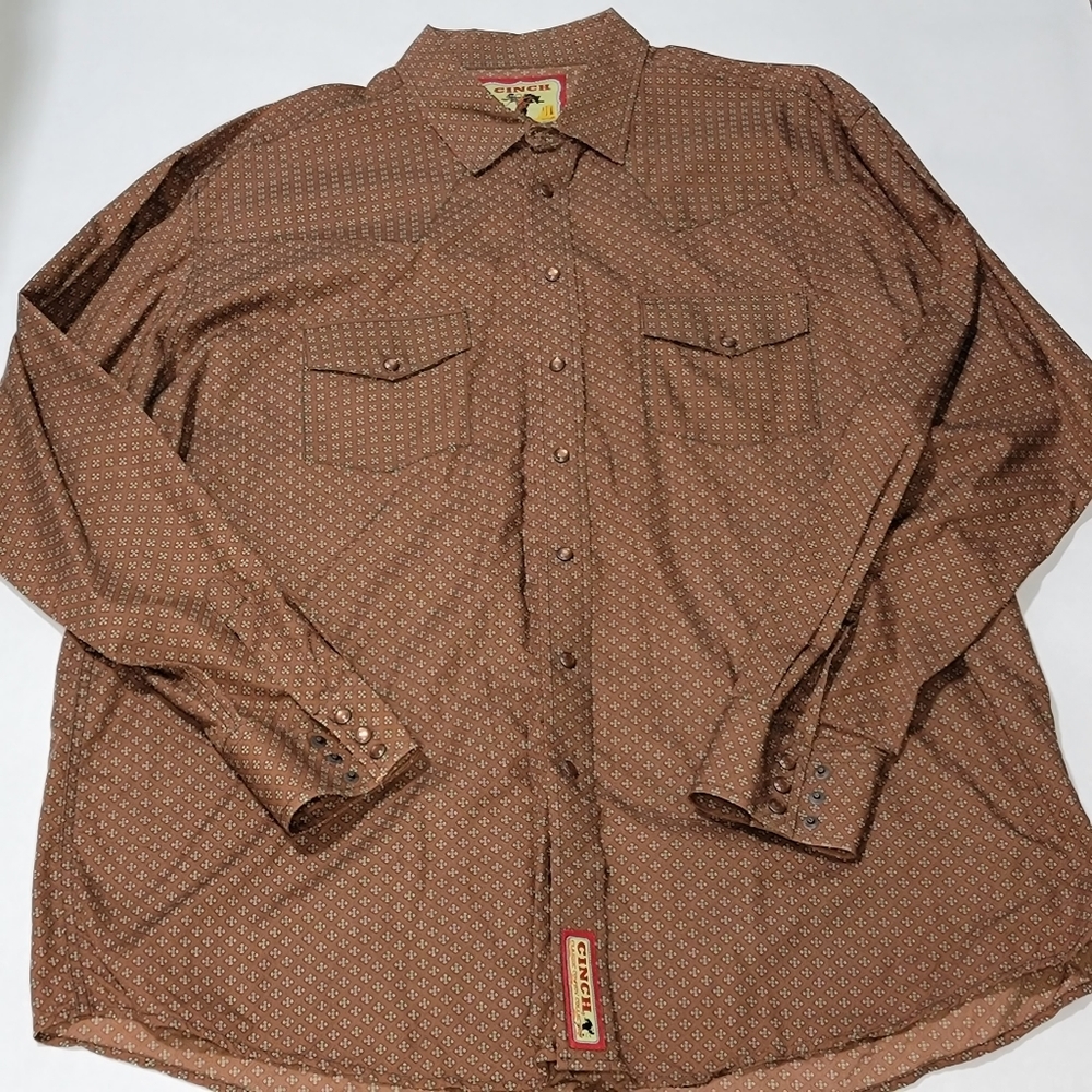 Cinch cowboy collection western long sleeve